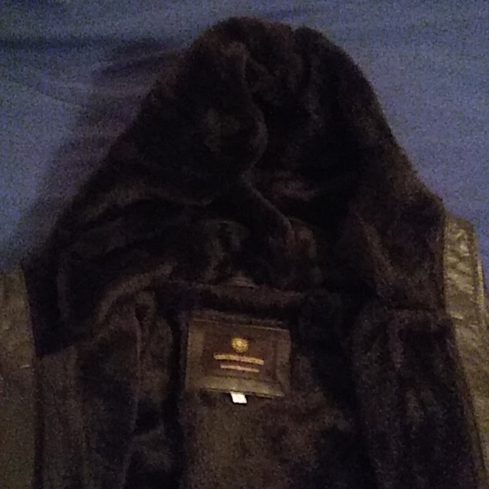 Genuine Leather Duffle Coat